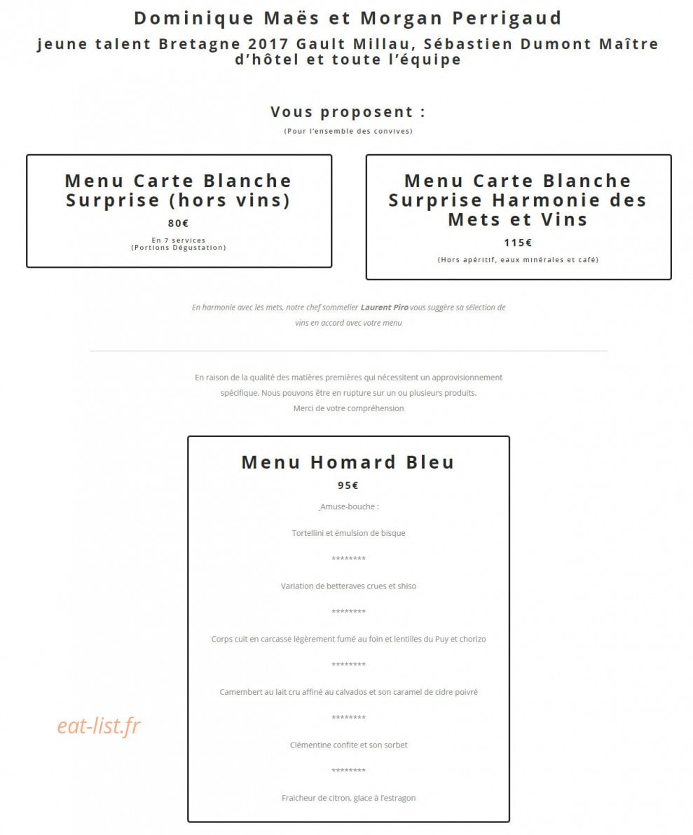 Les Prémices — carte page 1