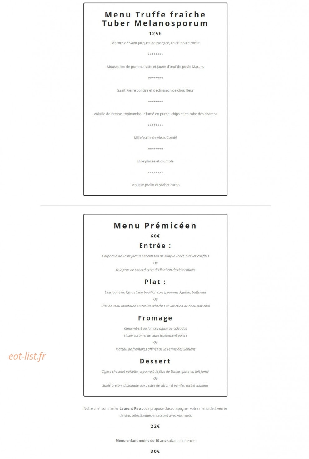 Les Prémices — carte page 2
