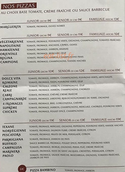La Dolce Vita — carte page 2