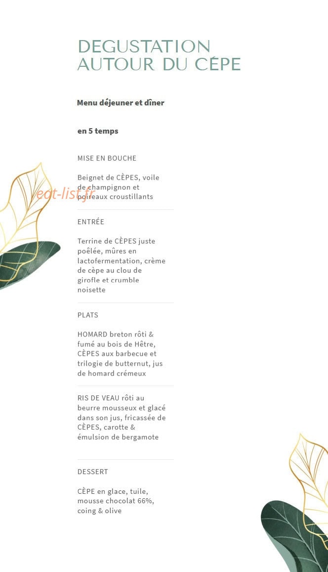 Domaine des Jardins — carte page 3