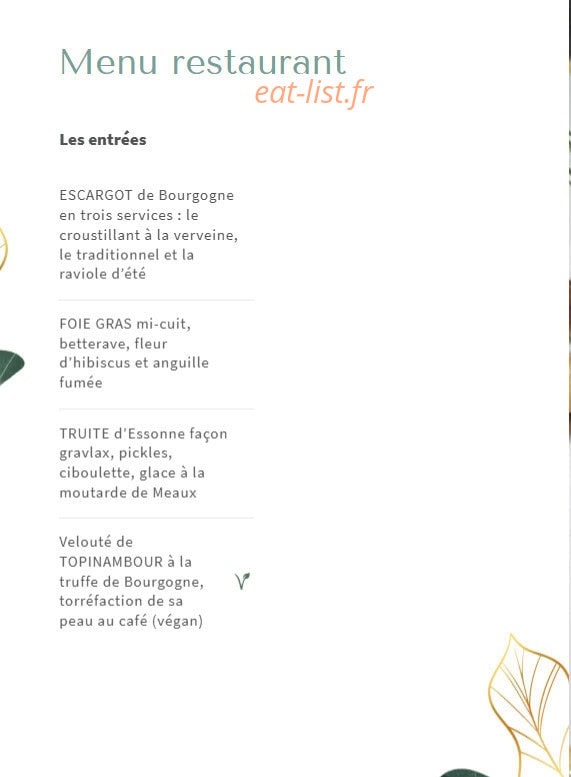 Domaine des Jardins — carte page 2