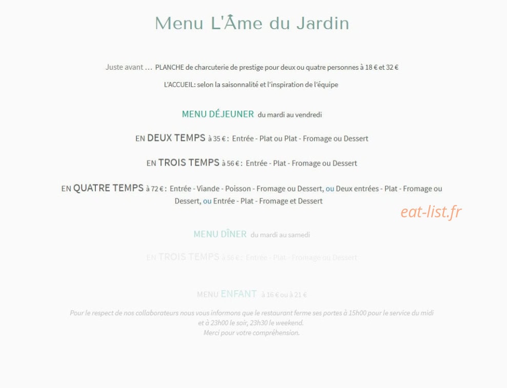 Domaine des Jardins — carte page 1