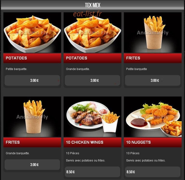 Pizza Andiamo — carte page 13