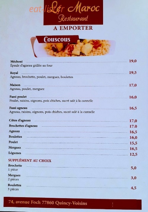Le Maroc — carte page 1