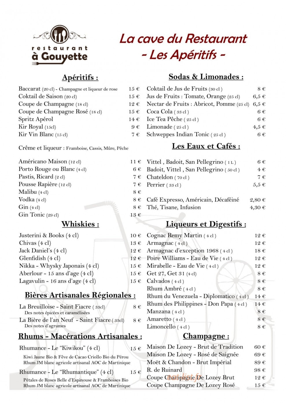 À Gouyette — carte page 13