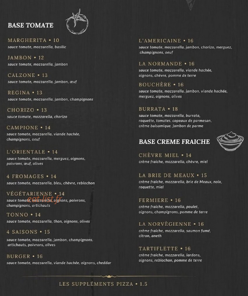 Chez Willy — carte page 1