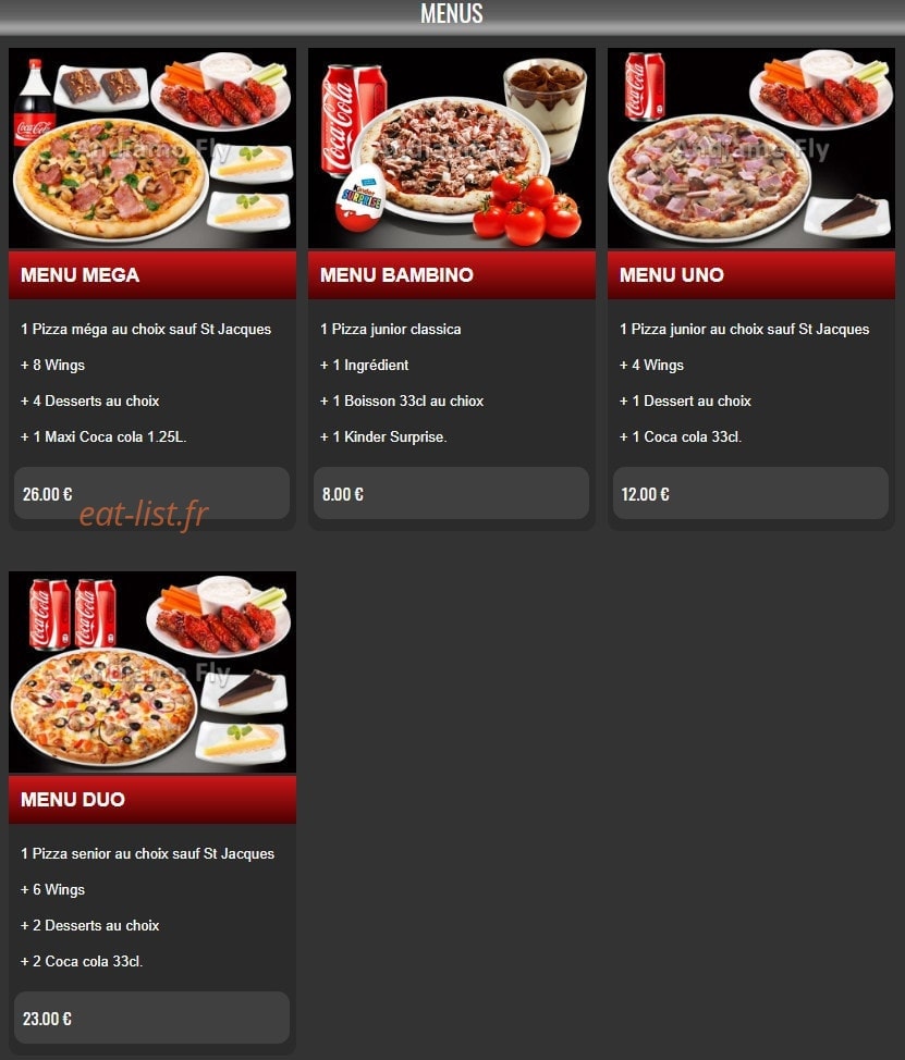 Pizza andiamo — carte page 1