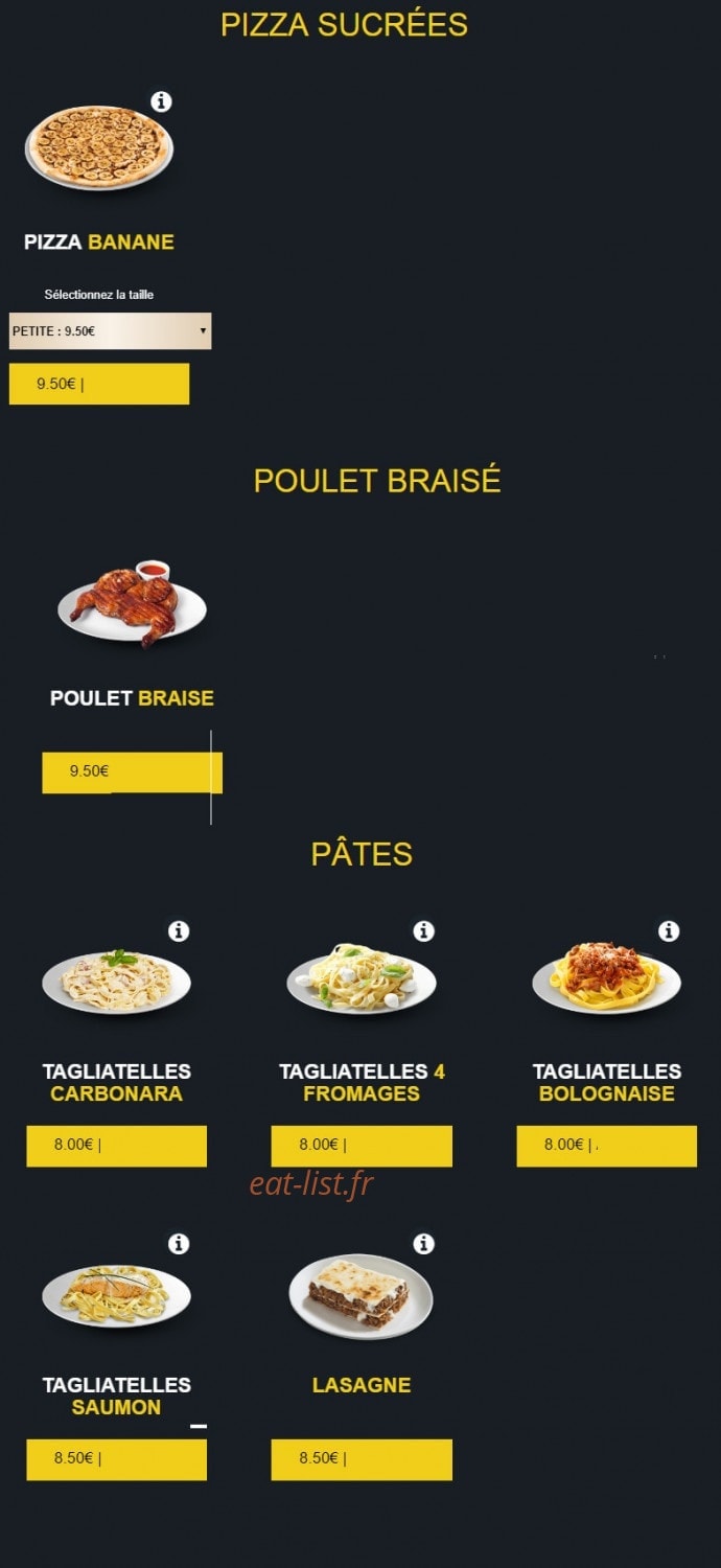 Topolino pizza — carte page 4