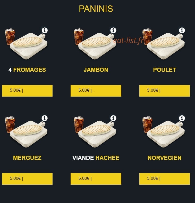 Topolino pizza — carte page 8