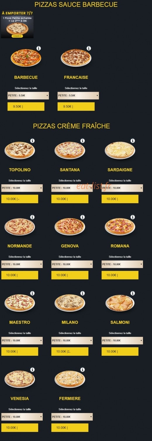 Topolino pizza — carte page 3