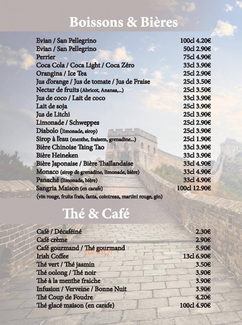 Arome — carte page 15