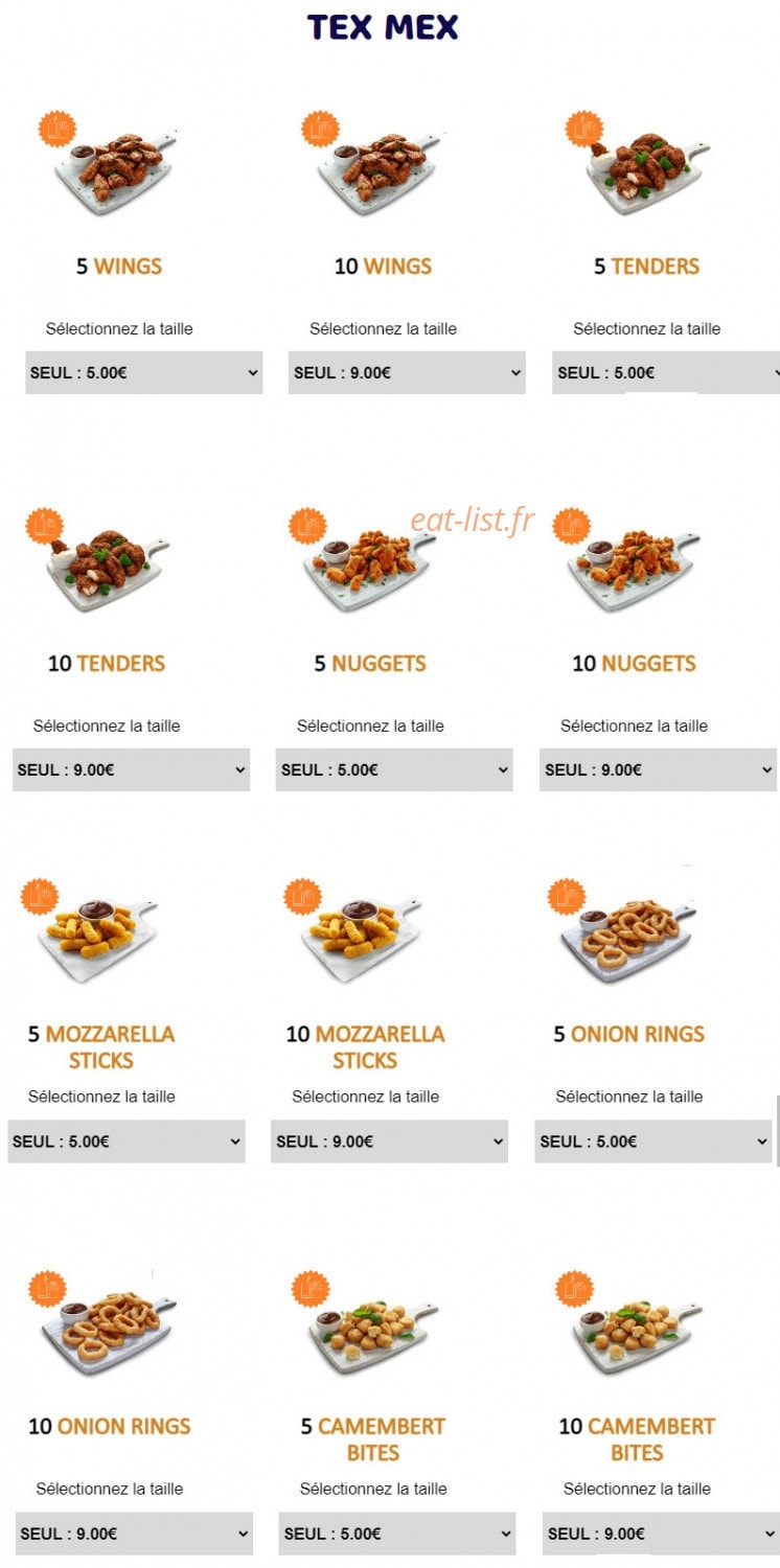 Mac chicken — carte page 7