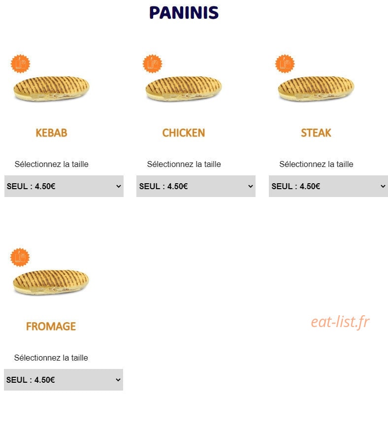 Mac chicken — carte page 3