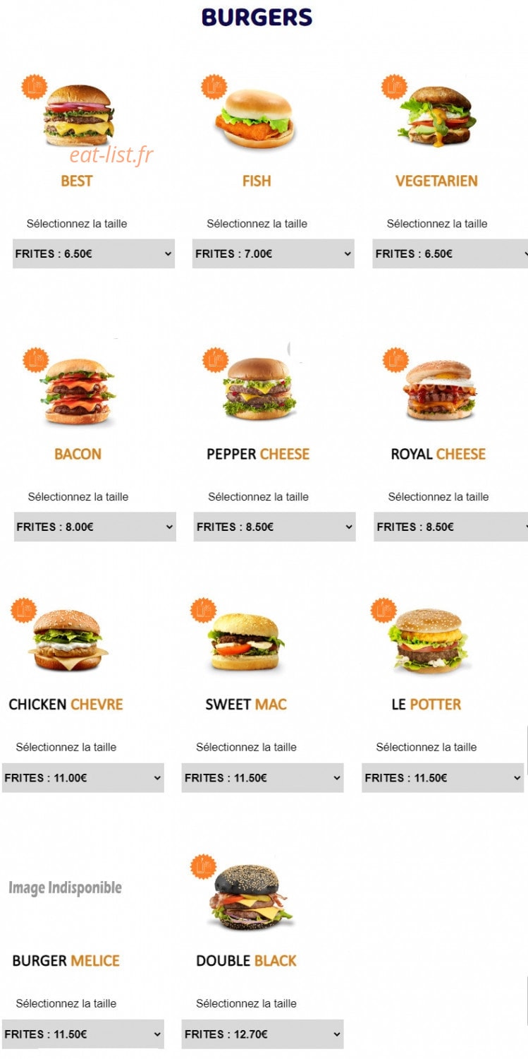 Mac chicken — carte page 2