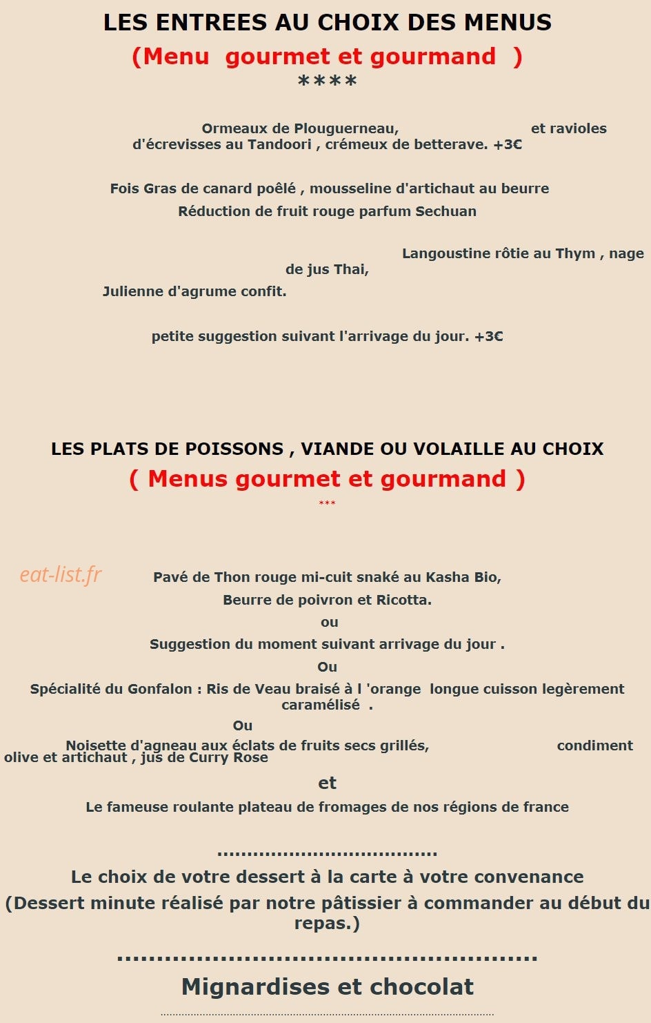 Le Gonfalon — carte page 2