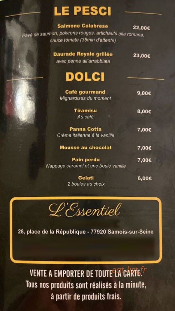 L'Essentiel — carte page 6