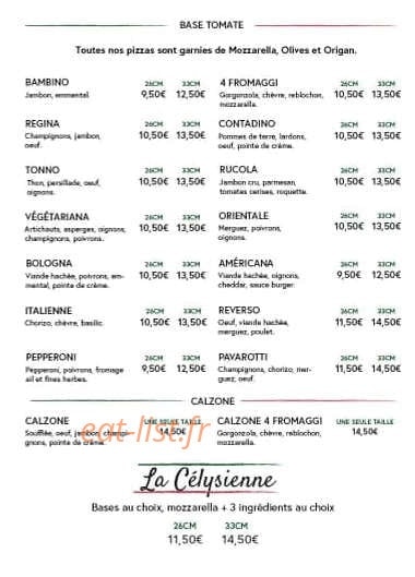La Célysienne — carte page 2