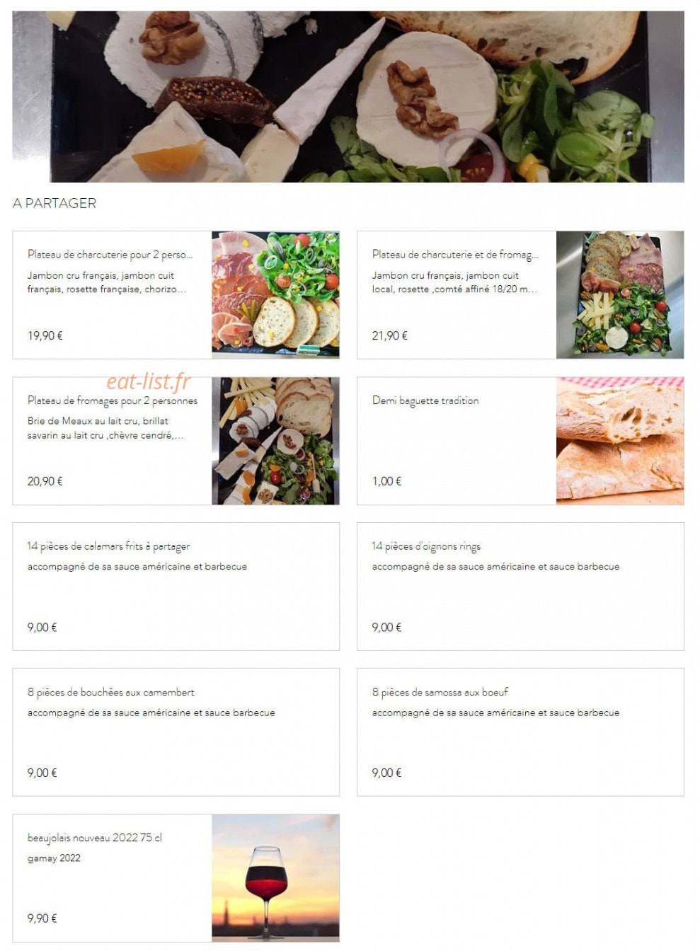 Rest'Home — carte page 5