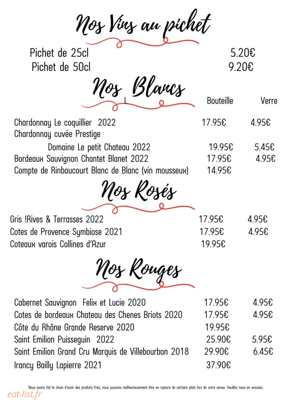 Royal Steak House — carte page 11