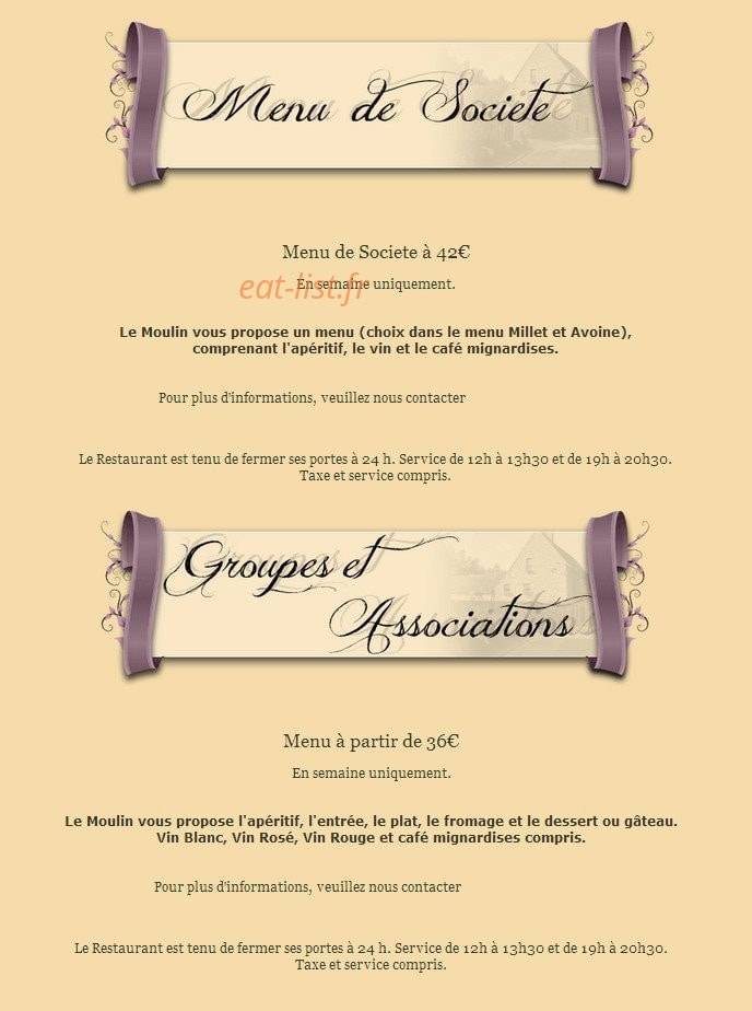 Au moulin de flagy — carte page 10