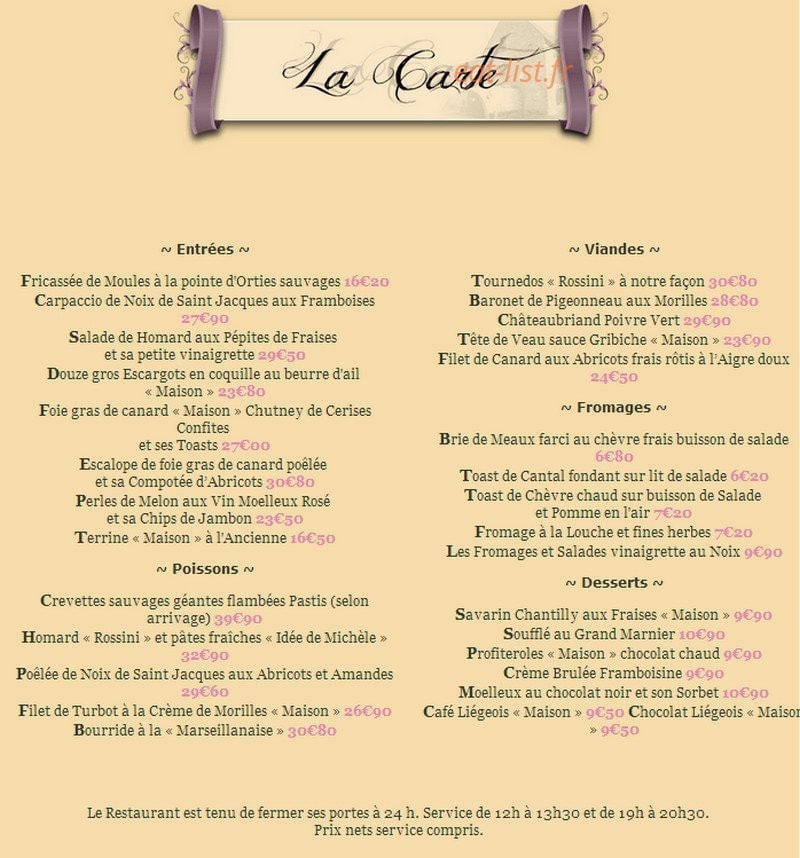 Au moulin de flagy — carte page 2
