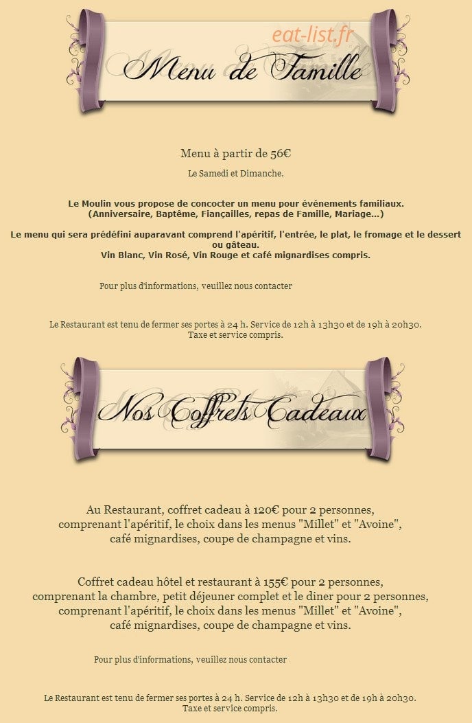 Au moulin de flagy — carte page 11