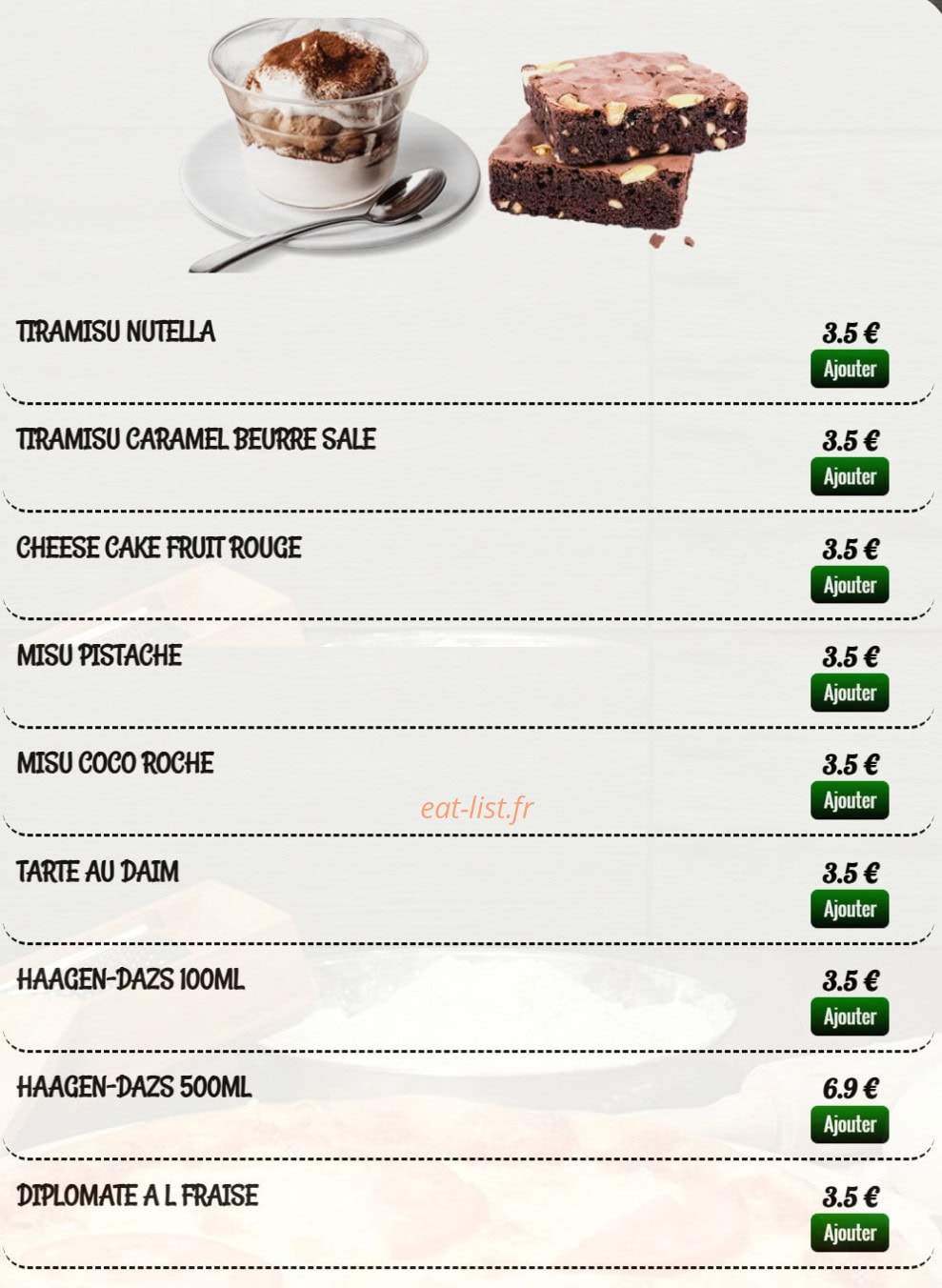 Pizza Nova — carte page 18