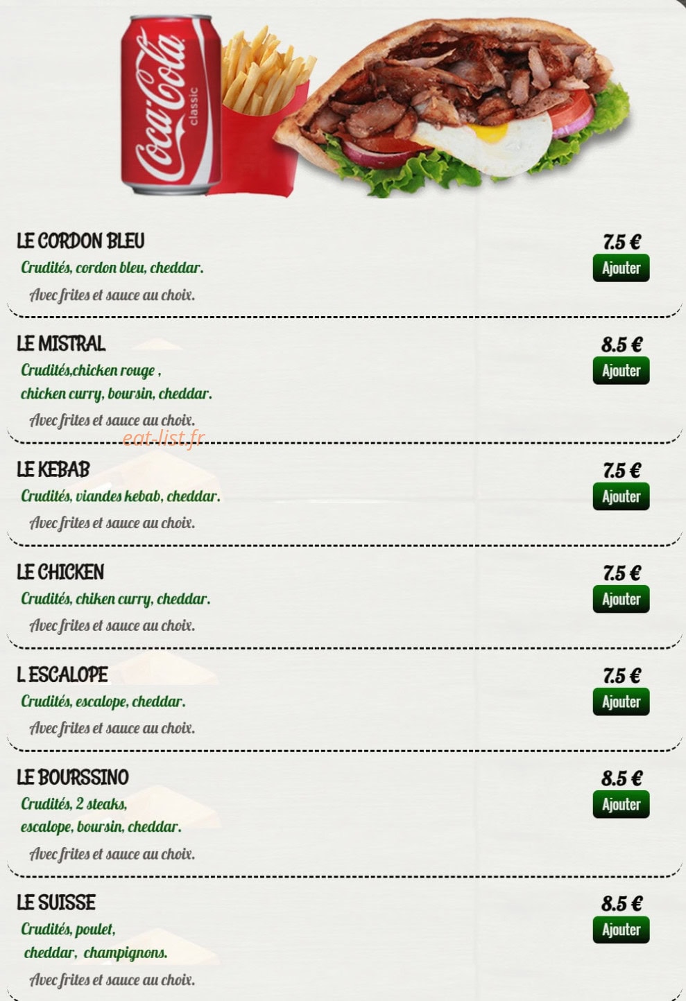 Pizza Nova — carte page 7