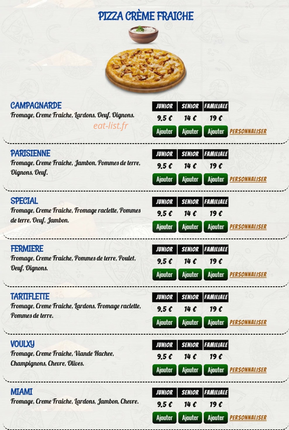 Pizza Nova — carte page 4