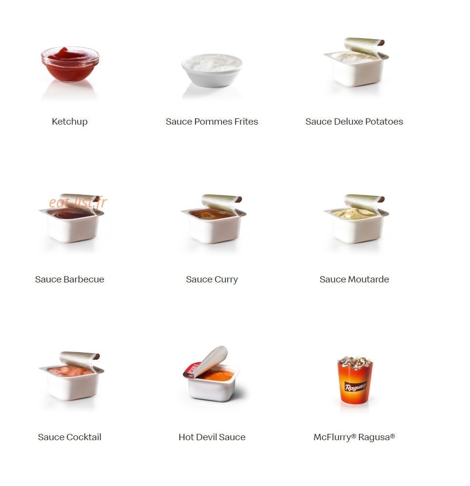 Mc Donald's — carte page 9