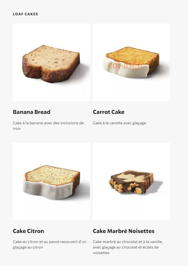 Starbucks Coffee — carte page 23