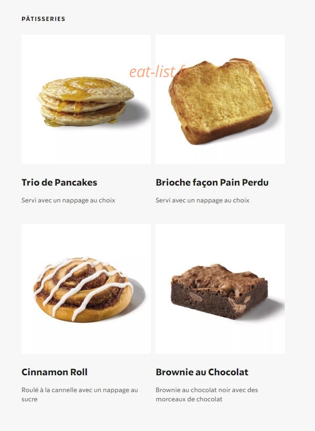 Starbucks Coffee — carte page 19