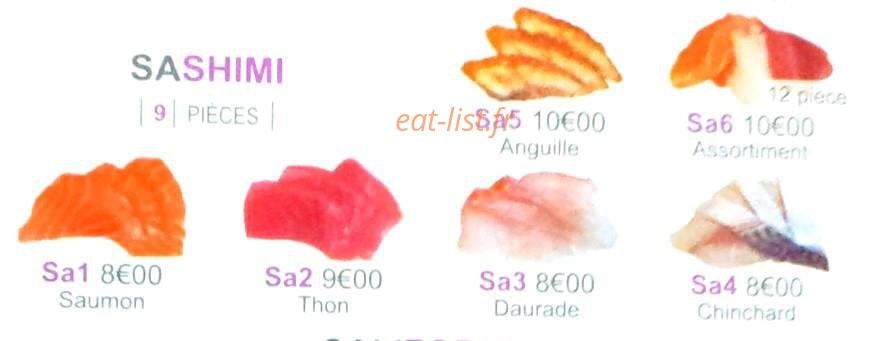 Sushi Rama — carte page 13