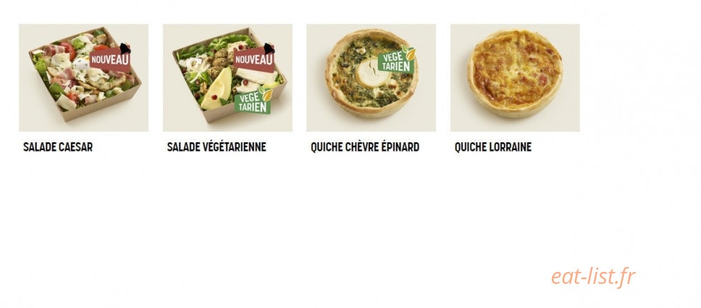 Brioche Dorée — carte page 2