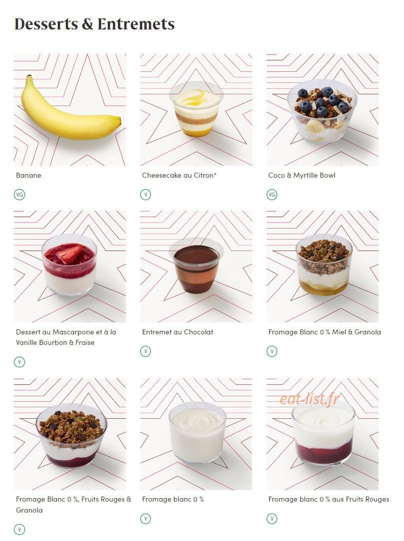 Pret A Manger — carte page 11