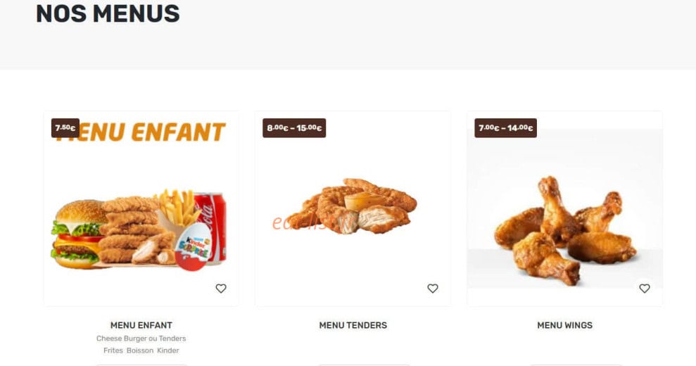 Allo Pizza Plus — carte page 10