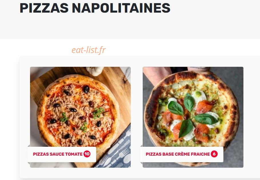 Allo Pizza Plus — carte page 1