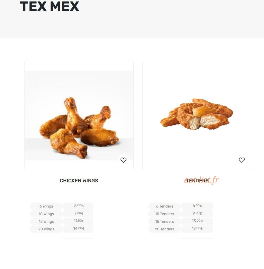 Allo Pizza Plus — carte page 8