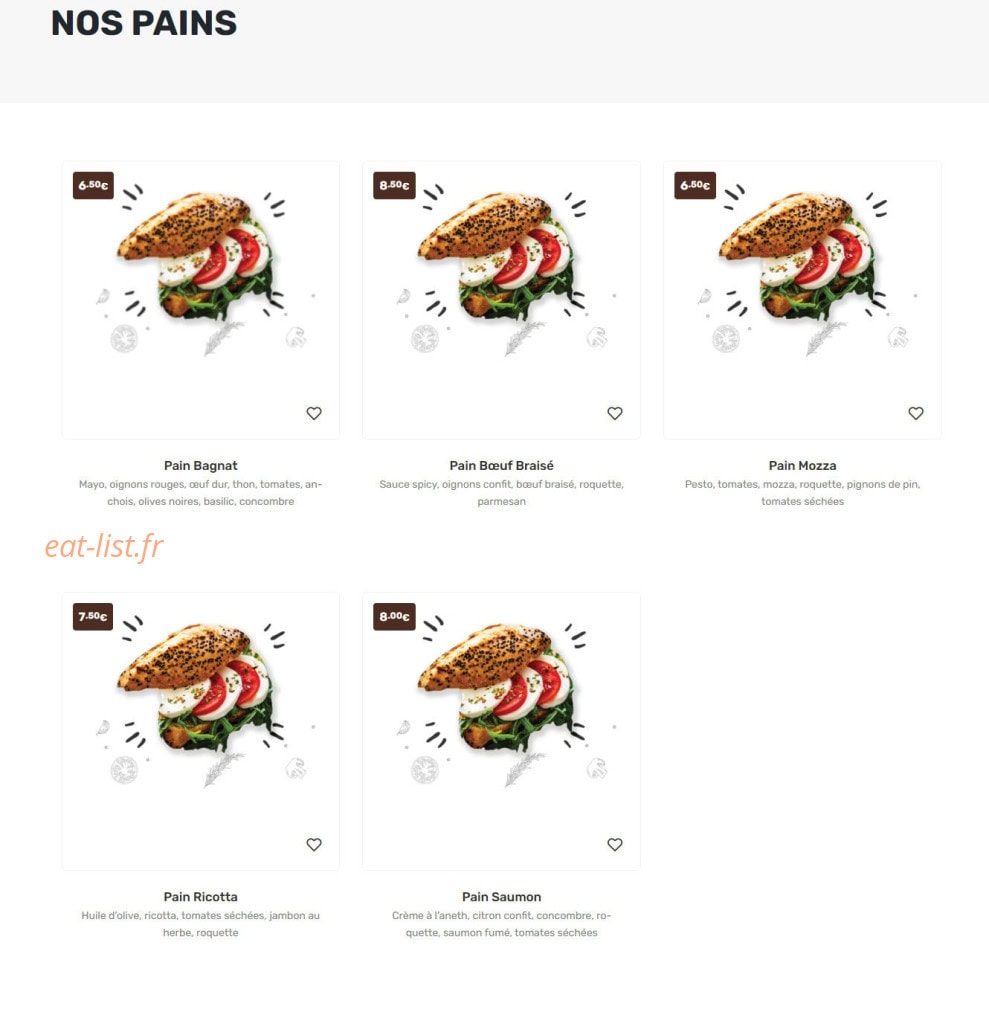 Allo Pizza Plus — carte page 5