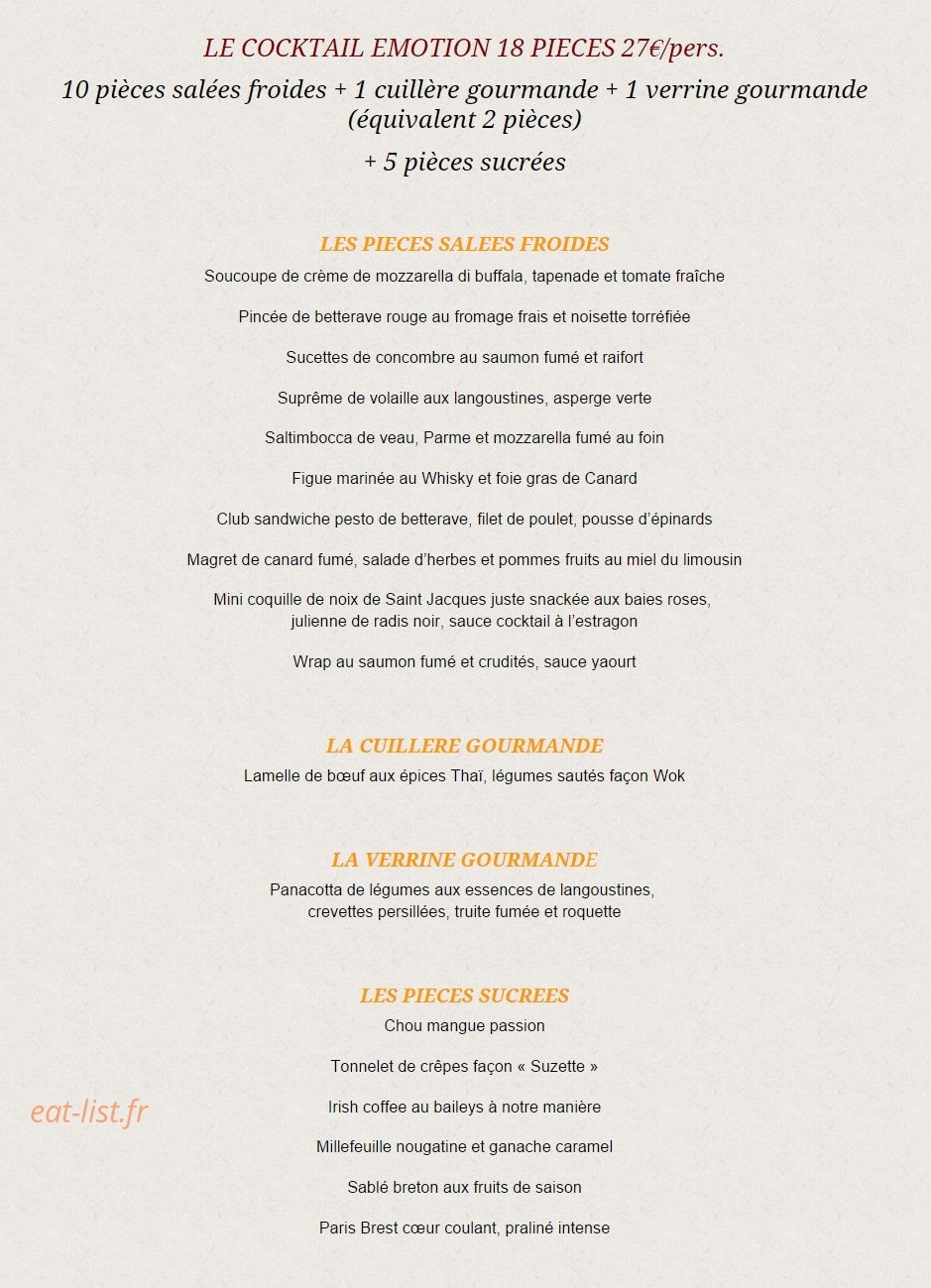 Atelier des Arômes — carte page 8