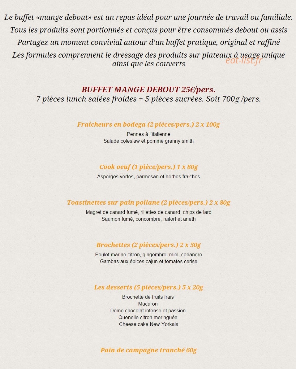 Atelier des Arômes — carte page 4