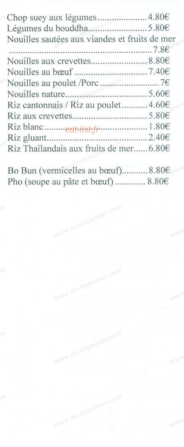 Au mandarin royal — carte page 4