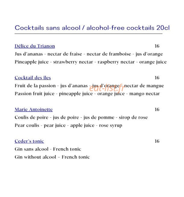 Bar Galerie — carte page 11