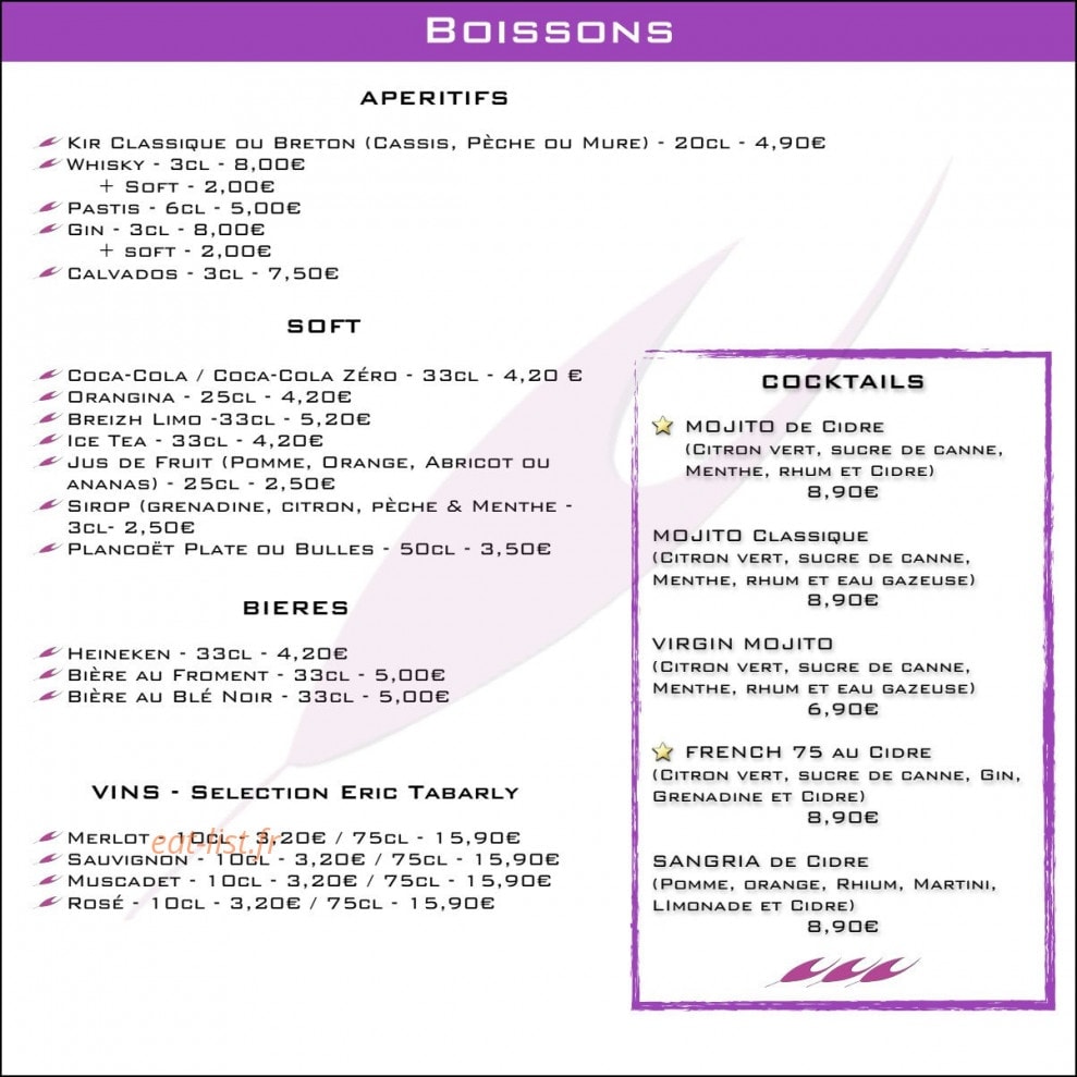 Blé Noir — carte page 1