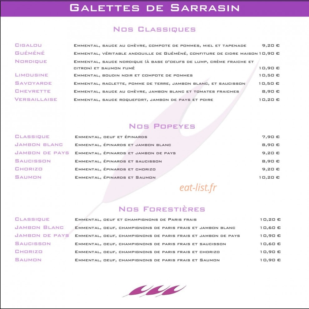 Blé Noir — carte page 2