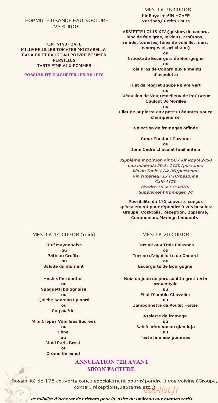 Brasserie du musée — carte page 7