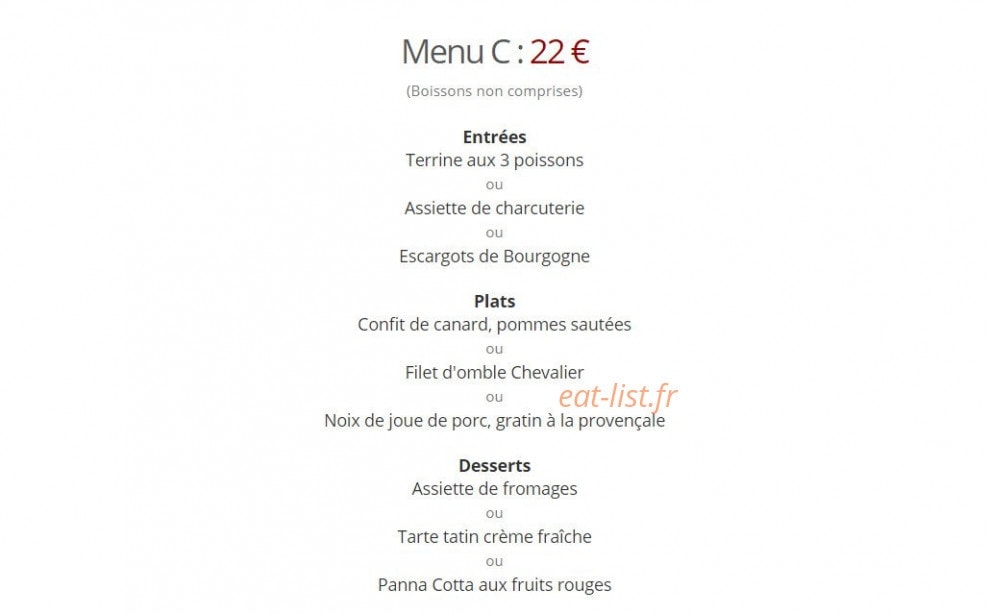 Café Bleu Roi — carte page 12