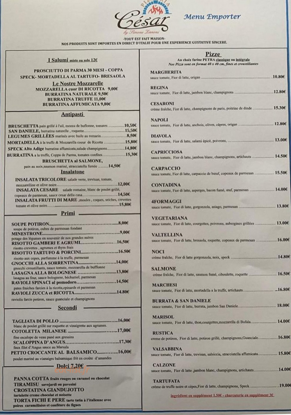 César by Simone Zanoni — carte page 1