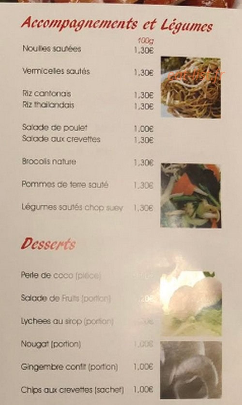 Chez Lin — carte page 5