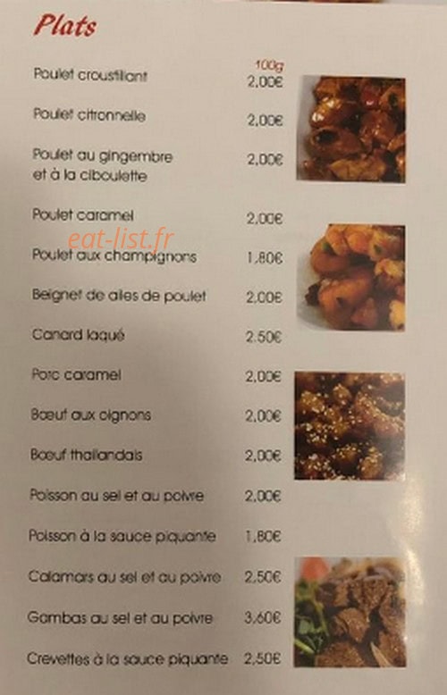 Chez Lin — carte page 3